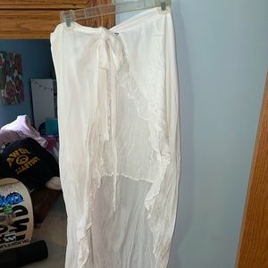 Princess Polly Wrap Maxi High-Low Skirt